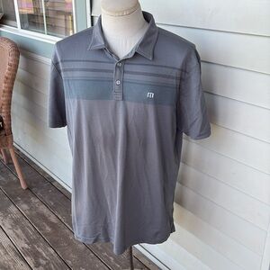 Travis Mathew Gray Polo Shirt.  XL. Great condition.